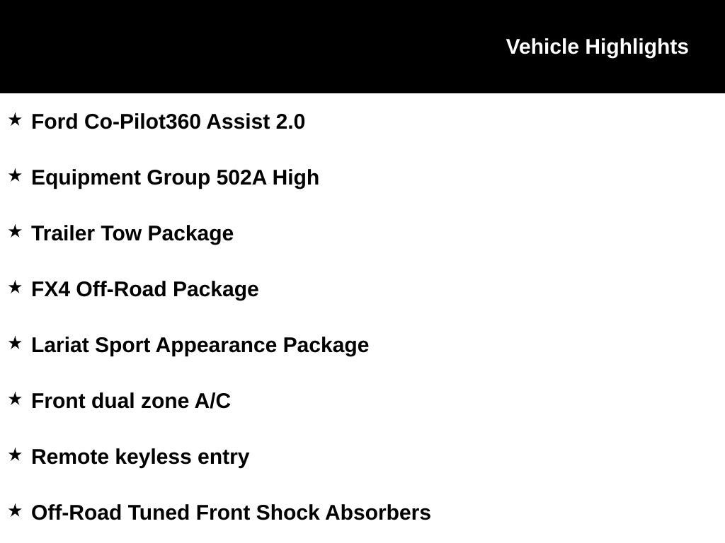 2023 Ford F-150 Lariat