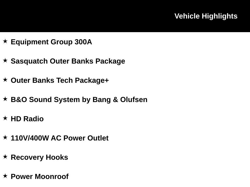 2025 Ford Bronco Sport Outer Banks