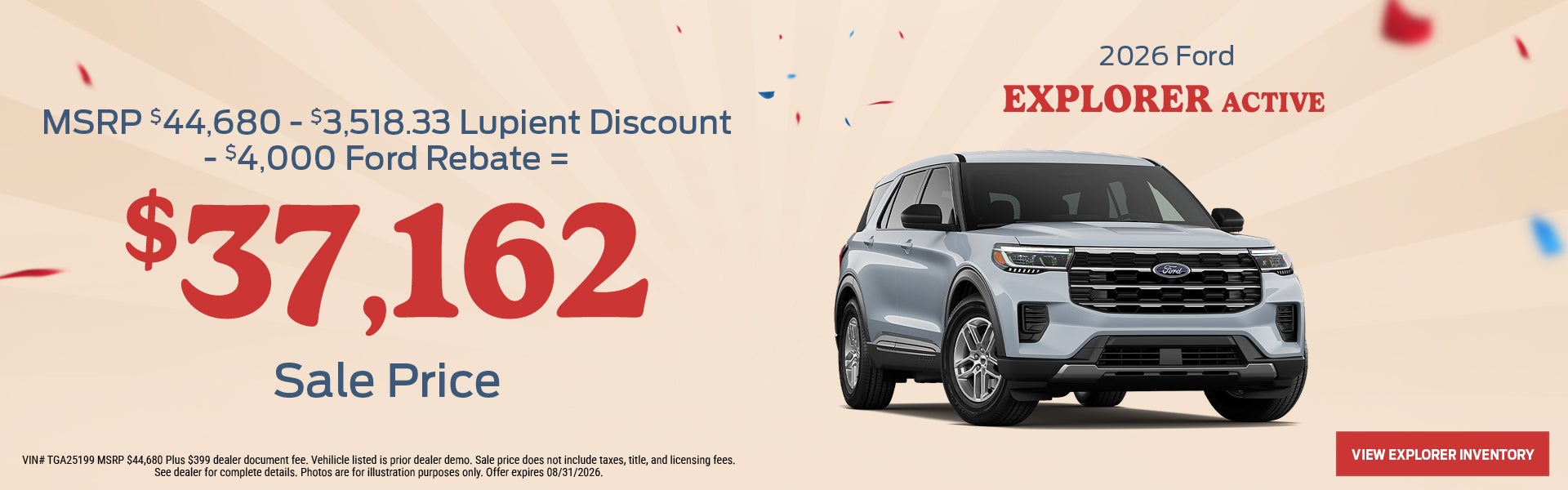 2026 Ford Explorer Active